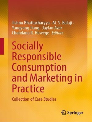 cover image of Socially Responsible Consumption and Marketing in Practice